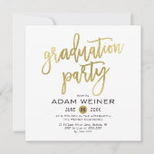 Invitation Faux Gold (Devant)