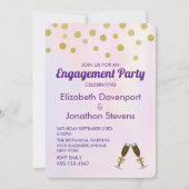 Invitation Faux Gold Confetti (Devant)