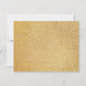 Invitation Faux Gold Glittering Fab Confetti Sparkles Points  (Dos)