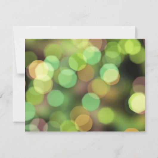 Invitation Faux Green Glittering Fab Confetti Sparkles Points (Dos)