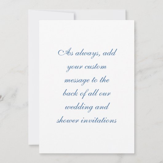 Invitation Faux Jasperware (Dos)