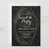 Invitation Faux Marbre Douceur géométrique 16 (Devant)