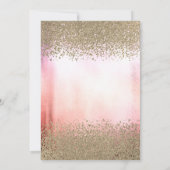 Invitation Faux Or Diamonds Ombre Quinceañera (Dos)