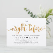 Invitation Faux or la nuit avant l'invitation (Debout devant)