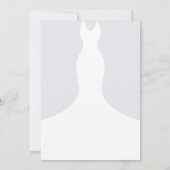 Invitation Faux Parties scintillant Diamond Robe Fête des mar (Dos)