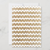 Invitation Faux Parties scintillant Évasion Salle de fête Inv (Dos)