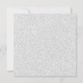 Invitation Faux Parties scintillant Formal Floral-Mariage-Mar (Dos)