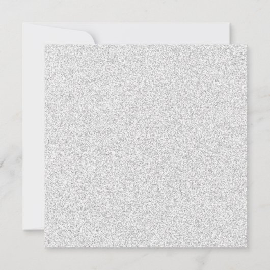 Invitation Faux Parties scintillant Formal Floral-Mariage-Mar (Dos)