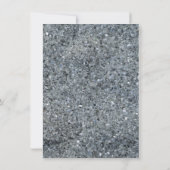 Invitation Faux Sparkle Wedding Enregistrer la date Faire-par (Dos)