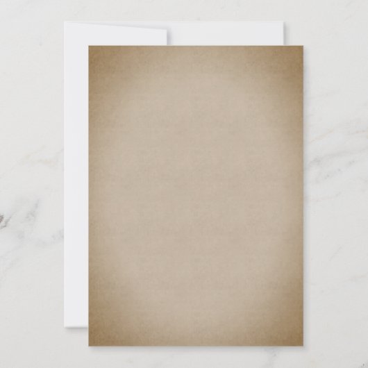 Invitation Faux vers le haut Médiéval Illuminé Mariage manusc (Dos)