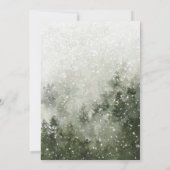 Invitation Favoris de Noël | Favoris (Dos)