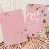 Invitation Favoris Fête de Noël