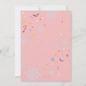 Invitation Favoris Fête de Noël (Dos)