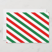 Invitation Favoris Fête de vacances (Dos)