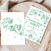 Invitation Favoris Main Drake Fête de Noël