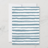 Invitation Favoris Noël Fête de famille (Dos)