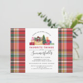 Invitation Favoris Noël Fête Famille Événement (Debout devant)