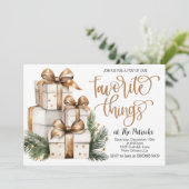 Invitation Favoris Things Party (Debout devant)