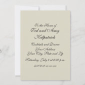 Invitation Feather Bird Wildlife Plumes d'antiquités (Dos)