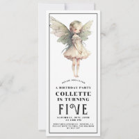 Fée Anime Fairy Girl 5e fête d'anniversaire