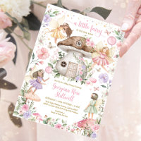 Fée Baby shower rose Lavande Fleur Tea Party
