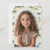 Invitation Fée Conte Enchantant 4e anniversaire fête (Dos)