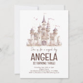 Invitation Fée Conte Magique fête anniversaire (Devant)