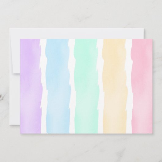 Invitation Fée d'anniversaire 4e photo (Dos)