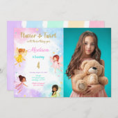 Invitation Fée d'anniversaire 4e photo (Devant / Derrière)