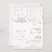 Invitation Fée de la comptine à la petite étoile Bébé Sprinkl (Devant)