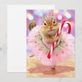 Invitation Fée de la prune tamia (Devant / Derrière)