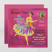 Invitation Fée de Noël magique Cheer II Fun (Devant / Derrière)