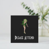 Invitation fée de vert de jour de 3D St Patrick (Debout devant)