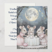 Invitation Fée des Bois Sprinkle | Amis de la Forêt (Devant / Derrière)