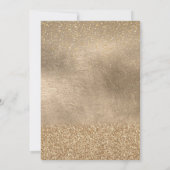 Invitation Fée d'or de la fille fête d'anniversaire (Dos)