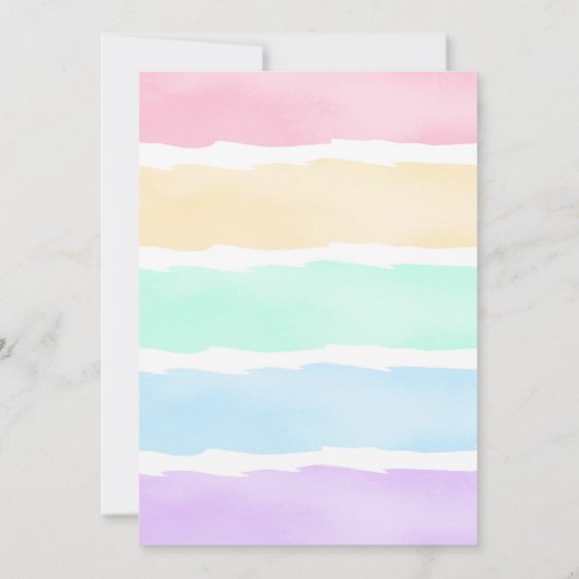 Invitation Fée du 4e anniversaire (Dos)