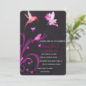 Invitation Fée Editable Anniversaire Invitation, Fée Annivers (Debout devant)