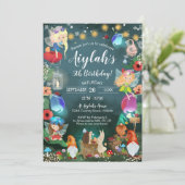 Invitation Fée Enchanted Forêt Fée Gnome (Debout devant)