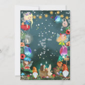 Invitation Fée Enchanted Forêt Fée Gnome (Dos)