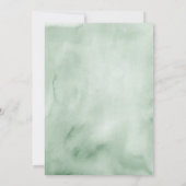 Invitation Fée Enchanted Sage Green Forest Anniversaire (Dos)