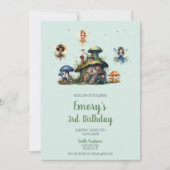 Invitation Fée enchantée 3ème Anniversaire (Devant)