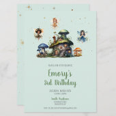 Invitation Fée enchantée 3ème Anniversaire