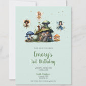 Invitation Fée enchantée 3ème Anniversaire