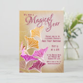 Invitation Fée enchantée Premier Anniversaire Magique (Debout devant)