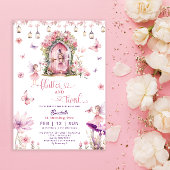 Invitation Fée Fleur sauvage Enchanted Forest Rose