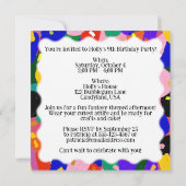 Invitation Fée Kawaii Pancake fête d'anniversaire (Dos)