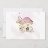 Invitation Fée magique Jardin Floral Pixie Girls Anniversaire (Dos)