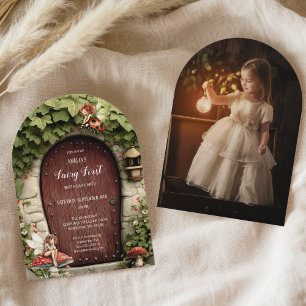 Invitation Fée Magique Premier Anniversaire Photo Anniversair
