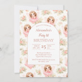 Invitation Fée pour son 1er anniversaire (Devant)