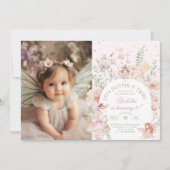 Invitation Fée princesse Flutter et Twirl Anniversaire Tout  (Devant)